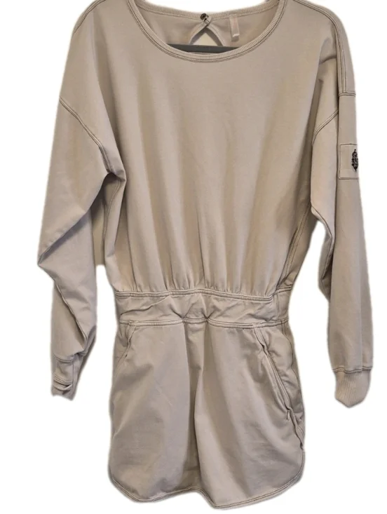 Free People Movement New Flow Skortsie Dress Size XS Tofu Beige Shorts Skort - Picture 5 of 16